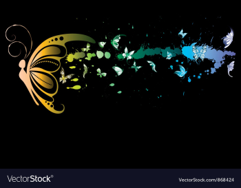 Watercolor splash vector image Watercolor splash vector image