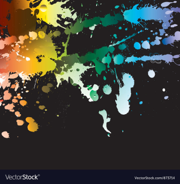 Watercolor splash vector image Watercolor splash vector image