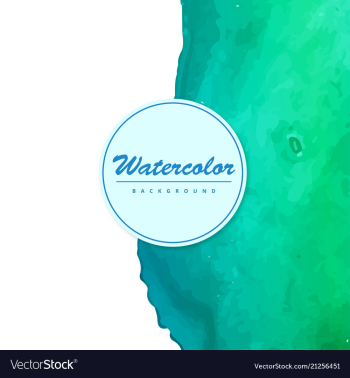 Watercolor splatter background vector image Watercolor splatter background vector image