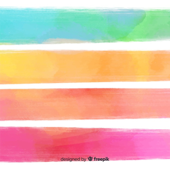 Watercolor stripes background Watercolor stripes background