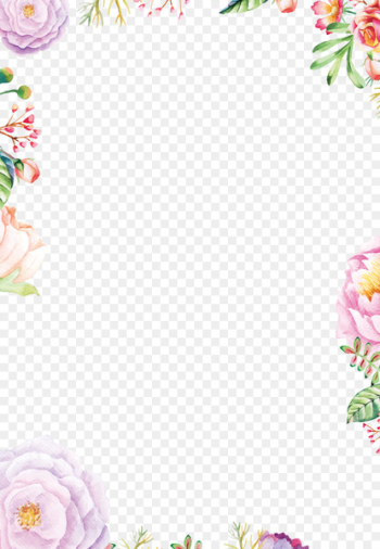 Watercolour Flowers Watercolor: Flowers Watercolor painting Drawing - Vintage wreath decorative background 