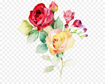 Watercolour Flowers Watercolor: Flowers Watercolor painting Wedding invitation - painting 