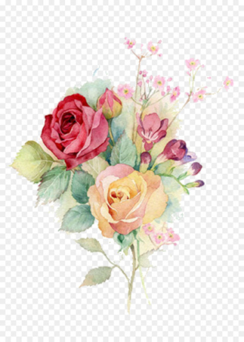 Watercolour Flowers Watercolor painting Rose Art - Watercolor flowers 
