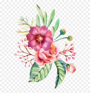 Watercolour Flowers Wedding Invitation Watercolor Painting - Believe In Yourself 2017-2018 Weekly Planner: Cute