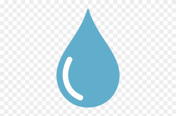 Waterdrop Rounded Glimpse Illustration Transparent - Drop Of Water Vector Png