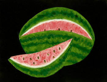 Watermelon (mid 19th century) painting | Free Photo - rawpixel Watermelon (mid 19th century) painting | Free Photo - rawpixel