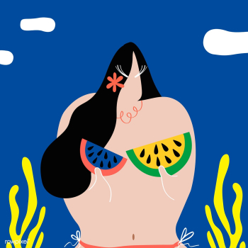 Watermelons as bikini | Free stock vector - 580333