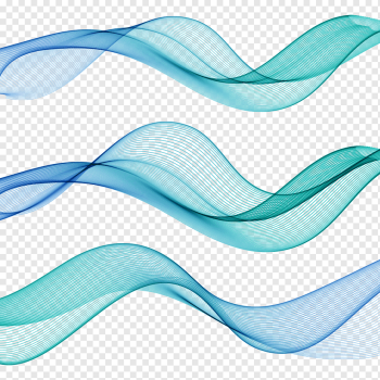 Wave Line Blue, Dynamic lines, blue lace cloth, blue, angle, teal png