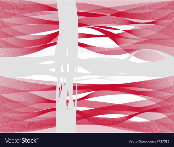 Wave line flag of Denmark vector image Wave line flag of Denmark vector image