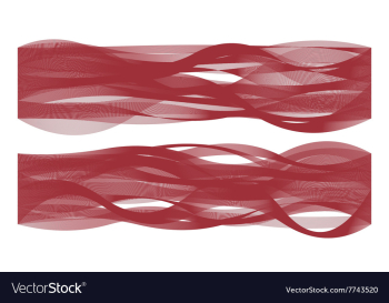 Wave line flag of Latvia vector image Wave line flag of Latvia vector image