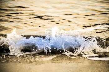 waves beach sunset romantic.jpg waves beach sunset romantic.jpg