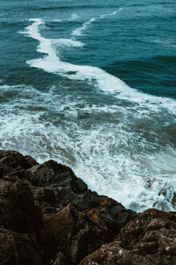 Waves Crash On Rocks Waves Crash On Rocks