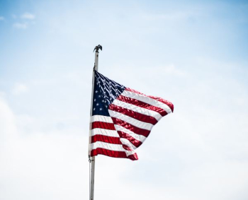 Waving American flag Waving American flag