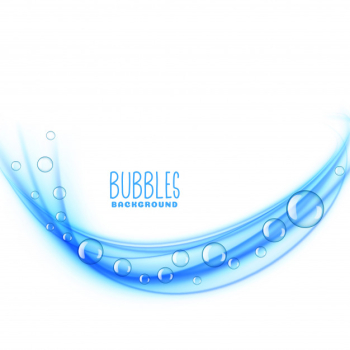 Wavy blue bubbles background Free Vector Wavy blue bubbles background Free Vector