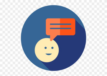 We Place An Emphasis On Speaking , Because Of The Lack - Talking Icon Flat