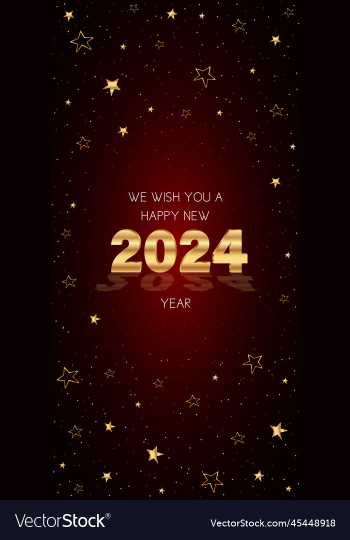 we wish you a happy new year 2024 banner