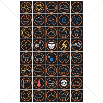 Weather icons Weather icons