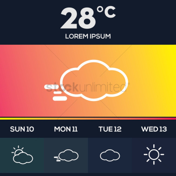 Weather interface Weather interface