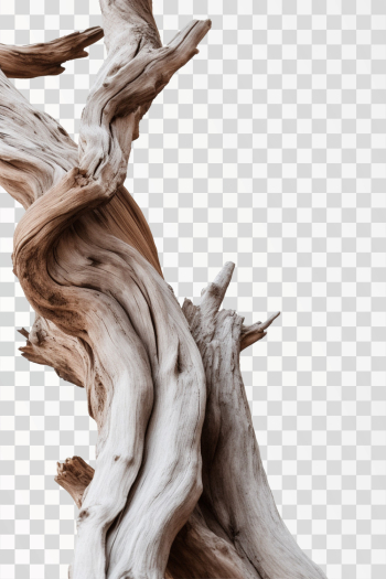 weathered wood branch, png transparent background