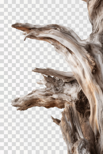 weathered wood branch, png transparent background