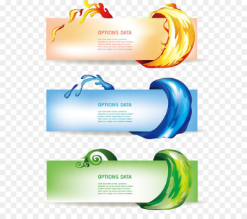 Web banner Euclidean vector - Dynamic fashion banner creatives 