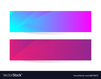 Web banner flyer and brochure vector image Web banner flyer and brochure vector image