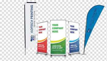 Web banner Printing Advertising Signage, roll up transparent background PNG clipart