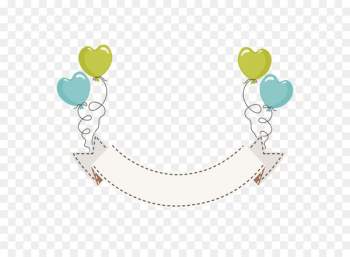 Web banner Ribbon Balloon Material - Holiday balloon ribbon banner 