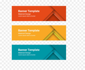 Web banner Template - Banner vector material Web banner Template - Banner vector material