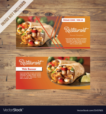 web banner template design