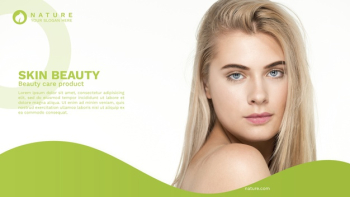 Web banner template with beauty concept Free Psd