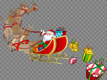 Web Design & Development | Christmas Art! | Santa sleigh ...