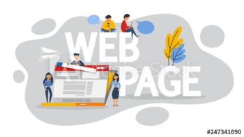 Web page concept Web page concept