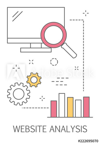 Website analysis concept Website analysis concept