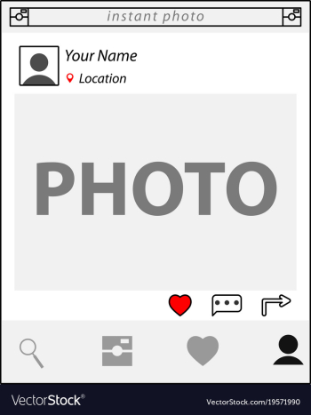 Website clean template vector image Website clean template vector image