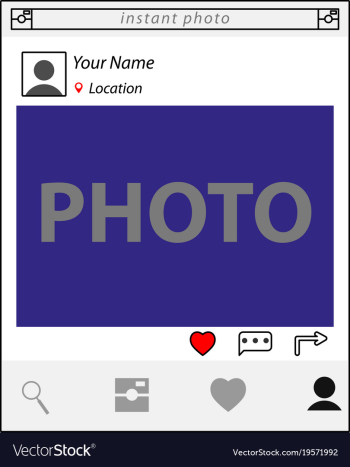 Website clean template vector image Website clean template vector image