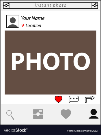 Website clean template vector image Website clean template vector image