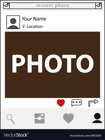 Website clean template vector image Website clean template vector image