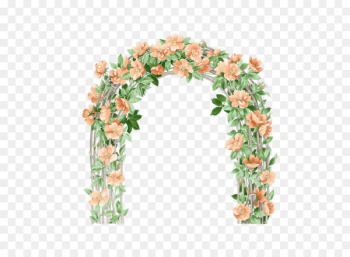 Wedding Arch Flower Clip art - Flower arch door Wedding Arch Flower Clip art - Flower arch door