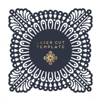 Wedding card laser cut card Free Vector Wedding card laser cut card Free Vector