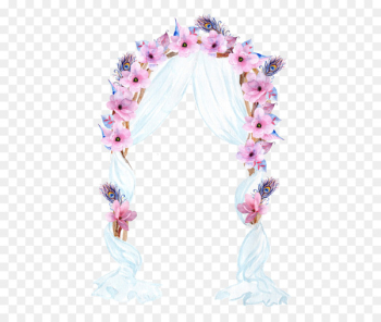 Wedding Clip art - Flower Gate 