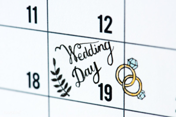 Wedding day calendar reminder | Free stock photo - 377918 Wedding day calendar reminder | Free stock photo - 377918