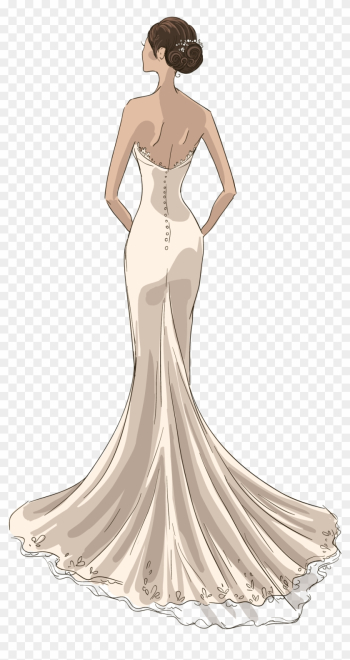 Wedding Dress Drawing Model - Wedding Dress Wedding Dress Drawing Model - Wedding Dress