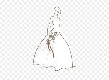 Wedding dress White Bride - Vector bride dress Wedding dress White Bride - Vector bride dress