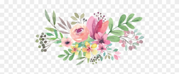 Wedding Flowers Png Pic - Watercolor Flowers Transparent Background