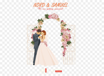Wedding Illustration - Romantic new person Wedding Illustration - Romantic new person