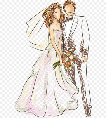 Wedding Illustration - Vector wedding Wedding Illustration - Vector wedding