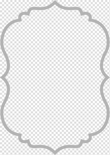 Wedding invitation 1950s Paper RSVP, Shapes, gray frame illustration transparent background PNG clipart