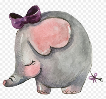 Wedding Invitation Asian Elephant Mothers Day - Baby Shower Invitation Baby Animals Wedding Invitation Asian Elephant Mothers Day - Baby Shower Invitation Baby Animals