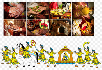 Wedding invitation Baraat Hindu wedding Weddings in India Clip art - wedding banner 